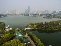 武汉：“民间湖长”护湖忙