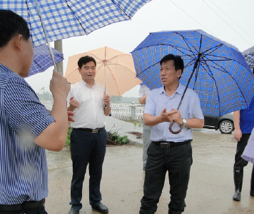湖北省农业厅副厅长张桂华赴咸宁市指导抗灾救灾工作
