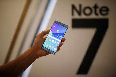 三星宣布召回在中国大陆销售的19万台Note7手机 