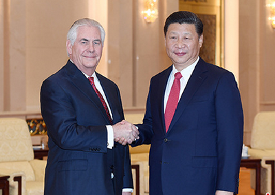 习近平会见美国国务卿：合作是双方唯一正确选择