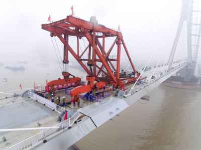 “湖北造”又创第一，中铁大桥局建设洞庭湖特大桥完成合龙