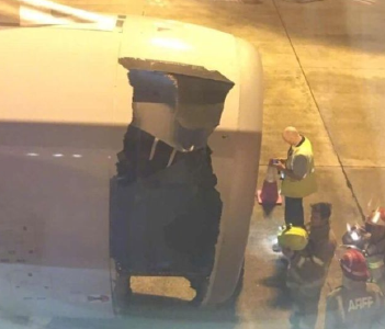 东航悉尼飞上海客机发动机机匣破大洞 返航保安全