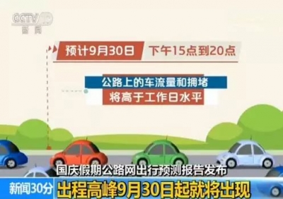 权威预测：“十一”黄金周全国十大拥堵路段！湖北高速避堵路线！