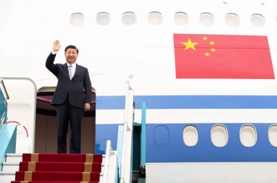 习近平结束出席亚太经合组织第二十五次领导人非正式会议并对越南社会主义共和国、老挝人民民主共和国国事访问回到北京