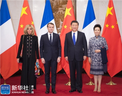习近平会见法国总统马克龙