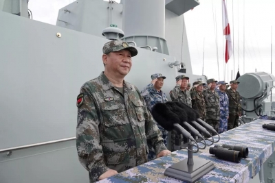 中央军委在南海海域海上阅兵 习近平检阅部队并讲话