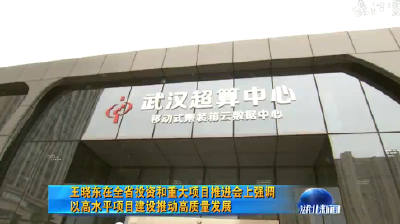 V视丨王晓东在湖北省投资和重大项目推进会上强调 以高水平项目建设推动高质量发展