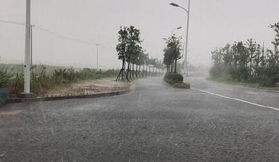 台风“安比”已于12时30分前后在上海市崇明岛沿海登陆