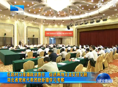 V视 | 湖北省党政代表团赴新疆学习考察 