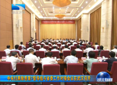 V视 | 中央扫黑除恶第7督导组与省委工作对接会议在武汉召开