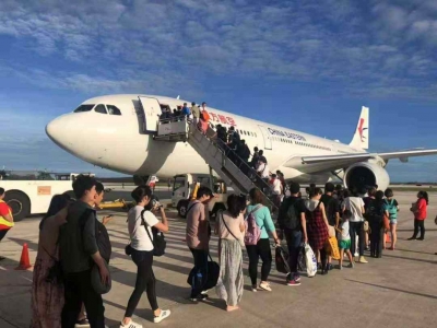 外交部回应中国游客因台风滞留塞班岛：已接返713人