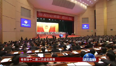 V视 | 省政协十二届二次会议闭幕
