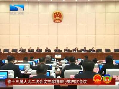 V视 | 湖北省十三届人大二次会议主席团举行第四次会议