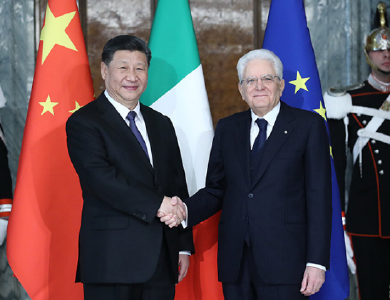 习近平同意大利总统马塔雷拉举行会谈