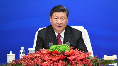 V视丨习近平集体会见出席海军成立70周年多国海军活动外方代表团团长