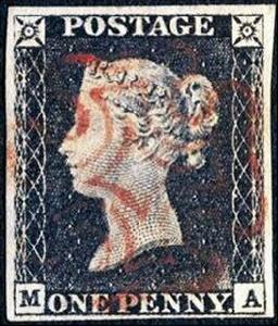 世界第一枚邮票“黑便士”来汉展出