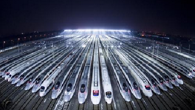5月份武汉铁路局集团公司货运增长量全国第一