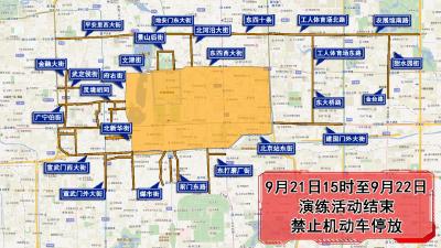 国庆70周年庆祝活动第三次全流程演练要来了