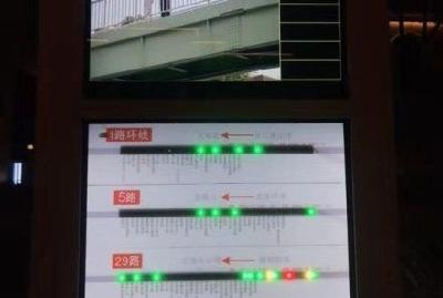 荆门中心城区启用公交电子站牌 搭车不再盲等