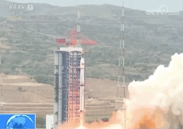 长征四号乙火箭“一箭三星”发射圆满成功