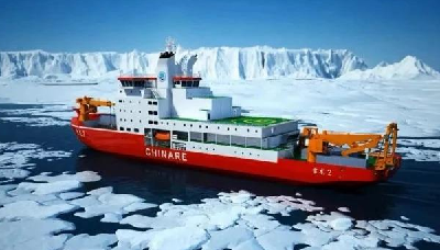 中国造破冰船