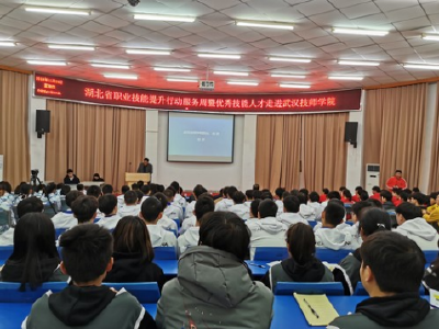 湖北举办“优秀技能人才”进学校活动