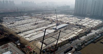 雷神山医院建设工期进度双过半