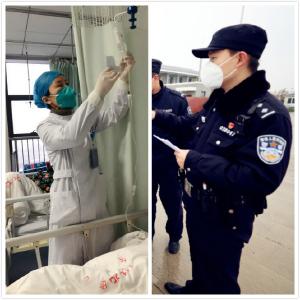 疫情中的“逆行夫妻”：双双退票坚守一线