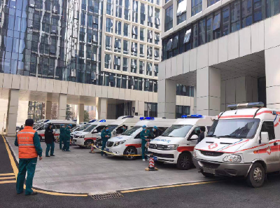 @武汉 我们来了！河南省20辆救护车抵达武汉援助来了！共同负责患者转运