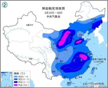 强寒潮来袭！湖北多地雨雪、大风、强降温即将上线！