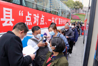 秭归：开通省外返岗直通车