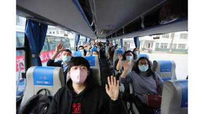 当阳首批“点对点”返岗复工专车安全抵达上海