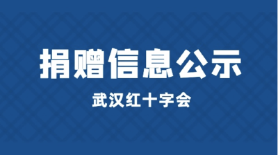 武汉市红十字会接收社会捐赠资金公示第65期—1（3月27日）