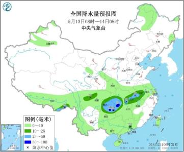 湖北等长江中下游地区未来三天将迎较强降雨 北方部分地区有大风沙尘