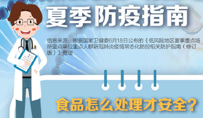 一图读懂丨低风险地区夏季如何防疫