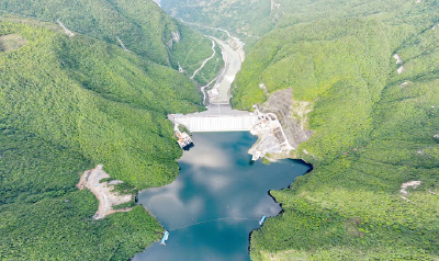 湖北在建最大水电工程项目江坪河水电站首台(1号)机组进入72小时试运行