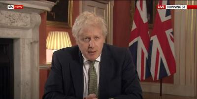 英国首相宣布在英格兰全境再次实施最严格管控措施