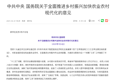 中央一号文件：关注农村道路桥梁“消危”