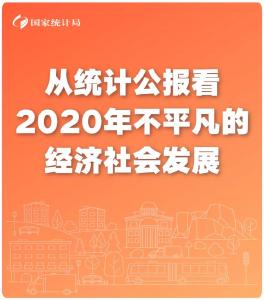 图解：从统计公报看2020年不平凡的经济社会发展