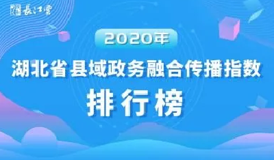 2020年度湖北省县域政务融合传播指数分析报告发布