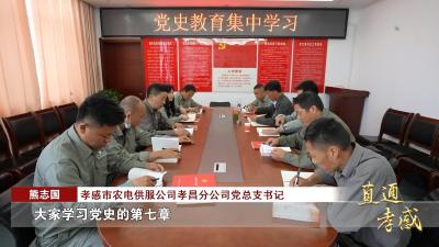 直通孝感 | 孝昌农电党总支：牢记使命 供电服务为人民
