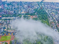 雨后武汉：碧空如洗景色美