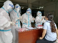 钟祥：文峰社区有序进行核酸检测