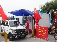 郧阳：党旗飘扬战疫情