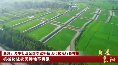  直通襄阳 | 襄州：力争打造全国农业科技现代化先行县样板