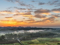 南漳：秋色晨曦
