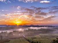 南漳：秋色晨曦