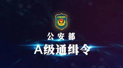 公安部发布A级通缉令 看见这4人请立刻报警！