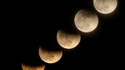 昨晚的月偏食你看到了吗？绝美图来了