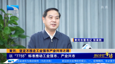 专访黄冈市委书记张家胜 | 坚定不移走工业强市产业兴市之路